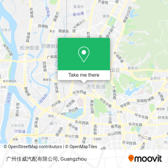 广州佳威汽配有限公司 map