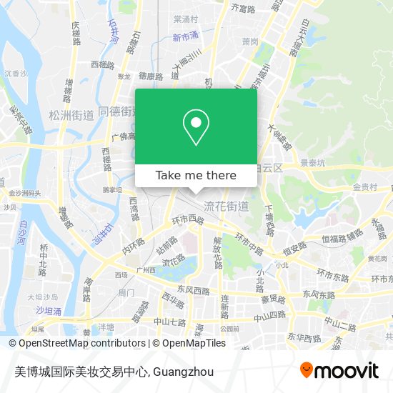 美博城国际美妆交易中心 map