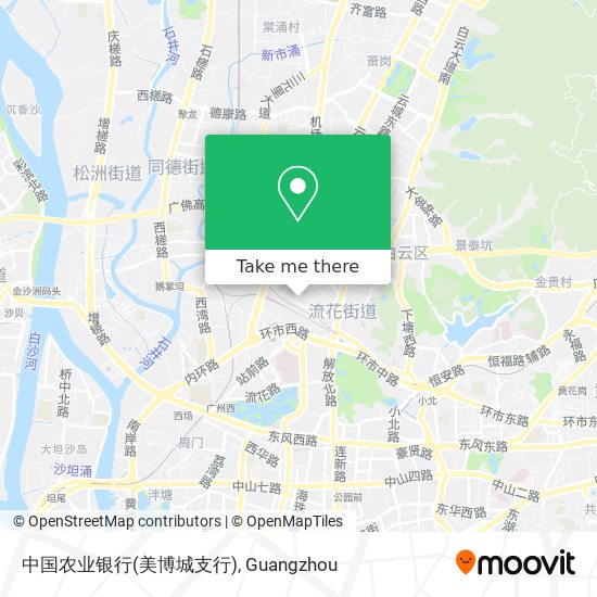 中国农业银行(美博城支行) map