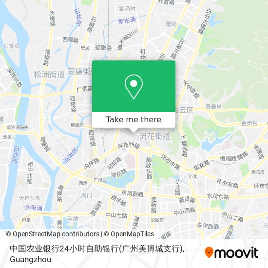 中国农业银行24小时自助银行(广州美博城支行) map