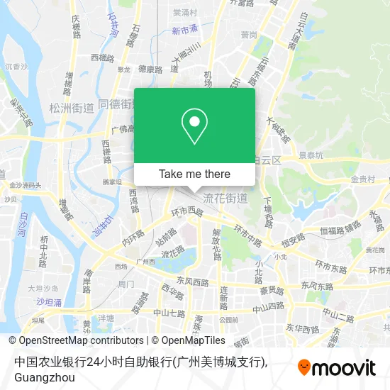 中国农业银行24小时自助银行(广州美博城支行) map
