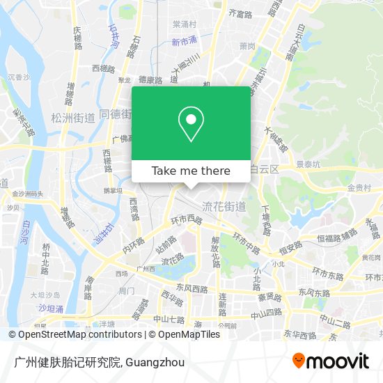 广州健肤胎记研究院 map