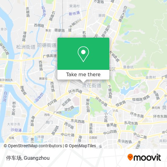 停车场 map