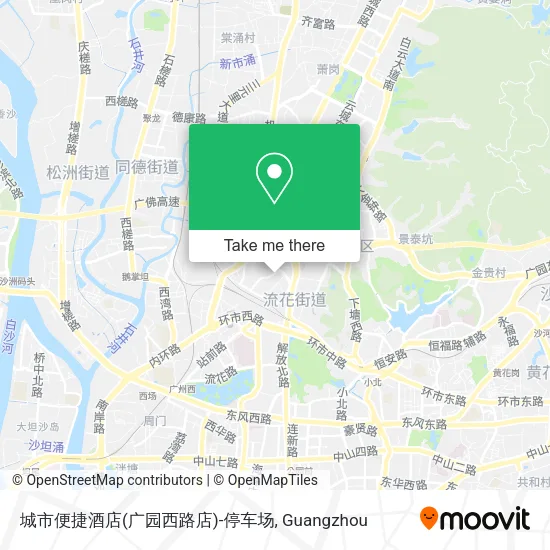 城市便捷酒店(广园西路店)-停车场 map