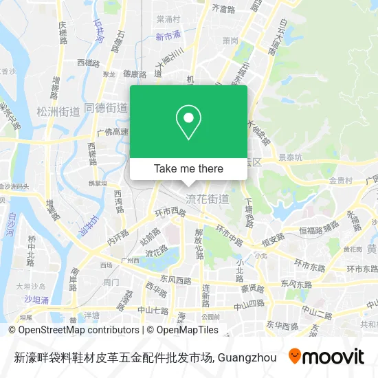 新濠畔袋料鞋材皮革五金配件批发市场 map