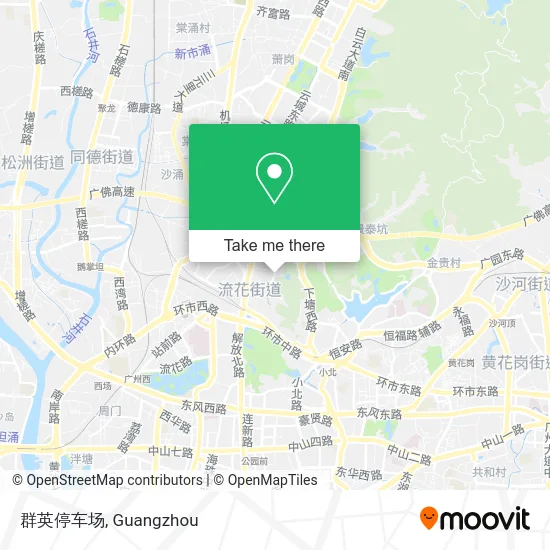 群英停车场 map