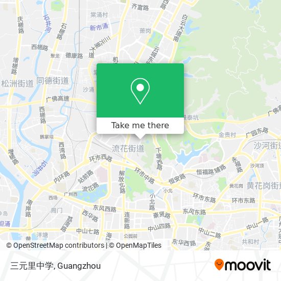 三元里中学 map