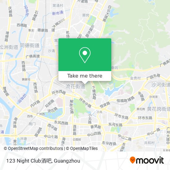 123 Night Club酒吧 map