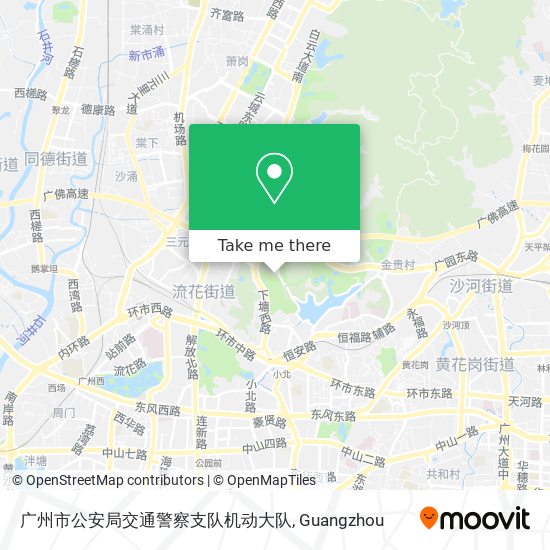 广州市公安局交通警察支队机动大队 map