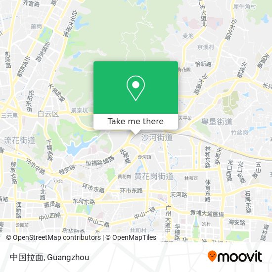 中国拉面 map