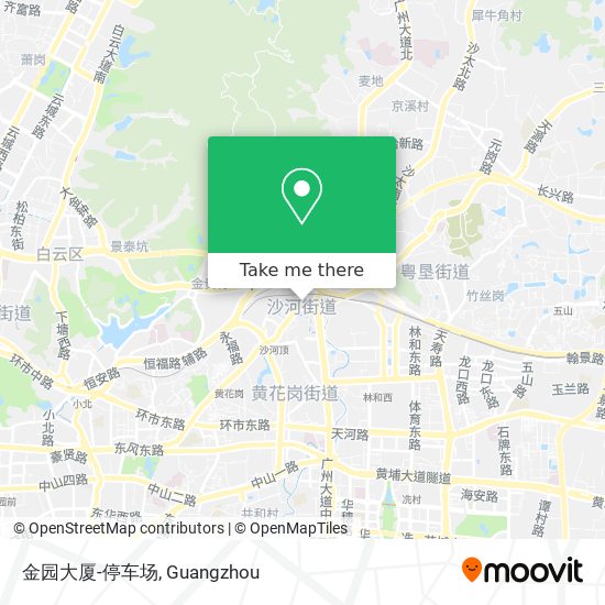 金园大厦-停车场 map