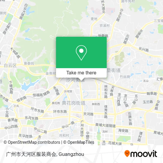 广州市天河区服装商会 map