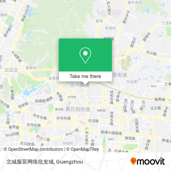 北城服装网络批发城 map