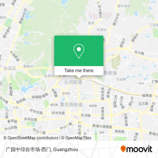 广园中综合市场-西门 map