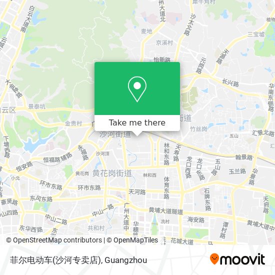 菲尔电动车(沙河专卖店) map