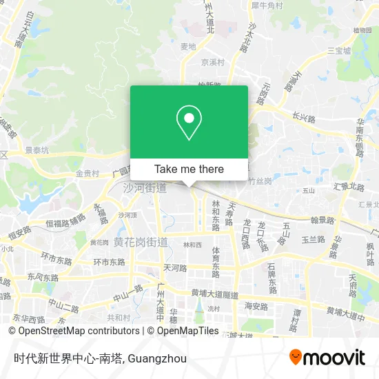 时代新世界中心-南塔 map