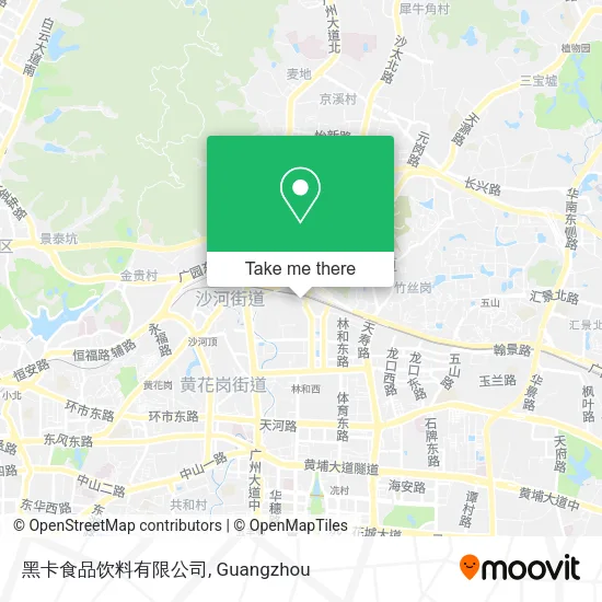 黑卡食品饮料有限公司 map