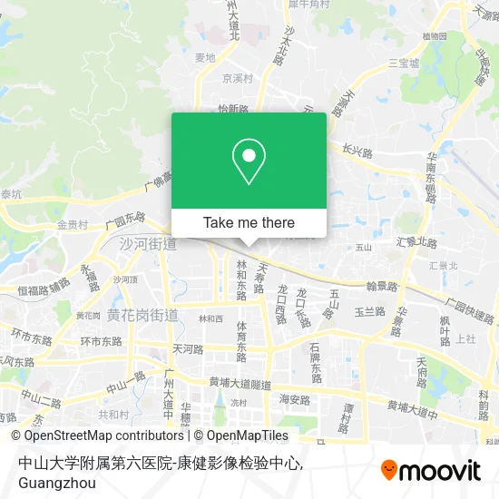 中山大学附属第六医院-康健影像检验中心 map