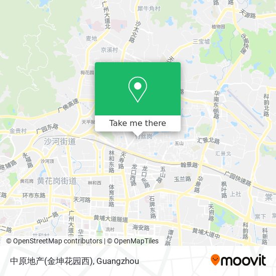 中原地产(金坤花园西) map