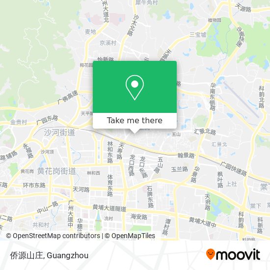 侨源山庄 map