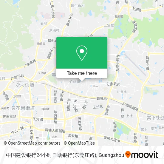 中国建设银行24小时自助银行(东莞庄路) map