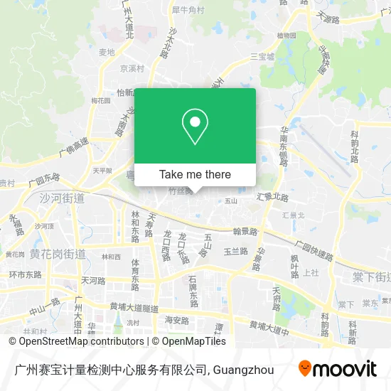 广州赛宝计量检测中心服务有限公司 map
