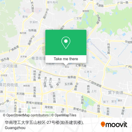 华南理工大学五山校区-27号楼(励吾建筑楼) map