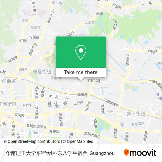 华南理工大学东宿舍区-东八学生宿舍 map