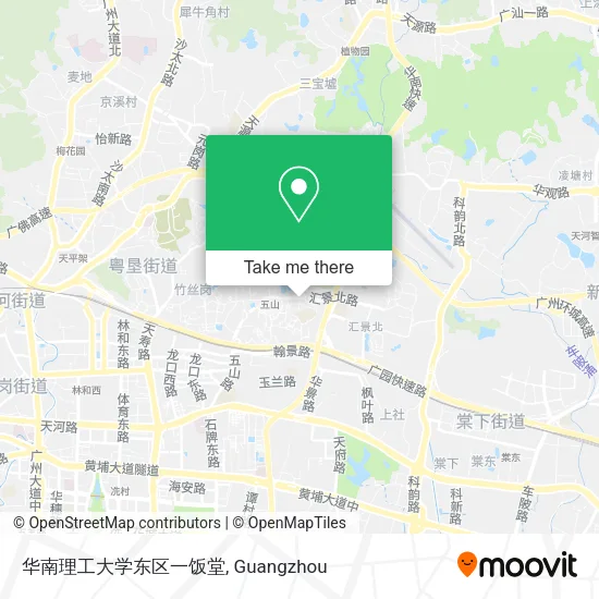 华南理工大学东区一饭堂 map