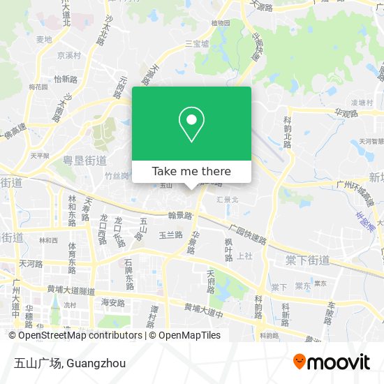 五山广场 map