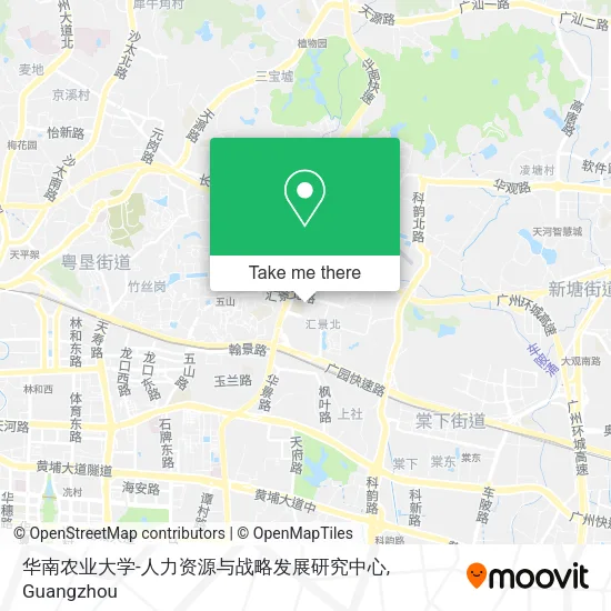 华南农业大学-人力资源与战略发展研究中心 map