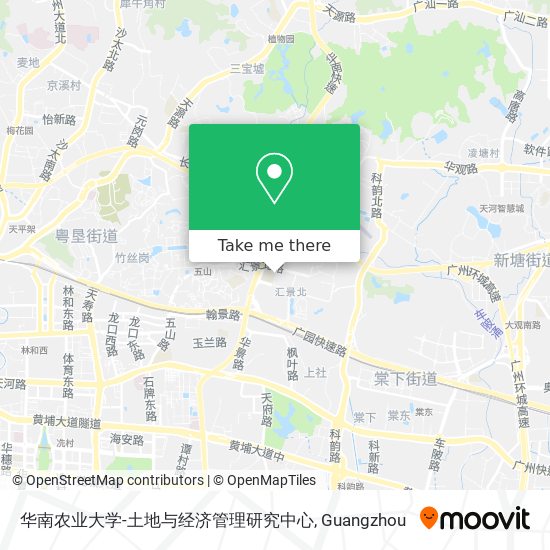 华南农业大学-土地与经济管理研究中心 map