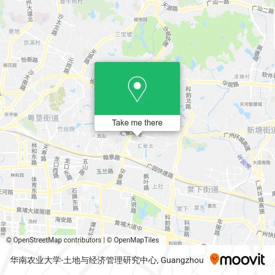华南农业大学-土地与经济管理研究中心 map