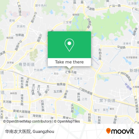华南农大医院 map