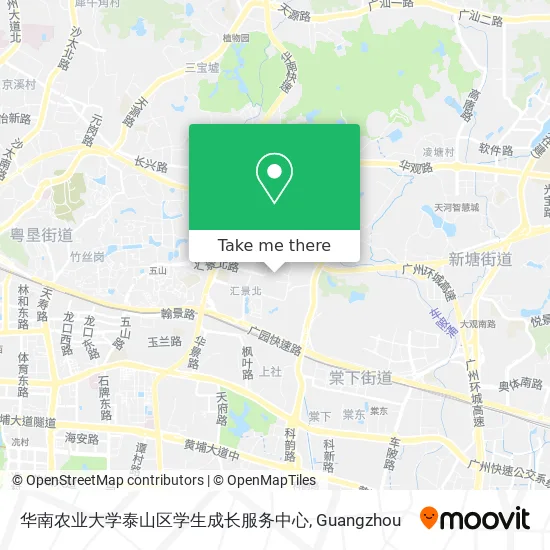 华南农业大学泰山区学生成长服务中心 map