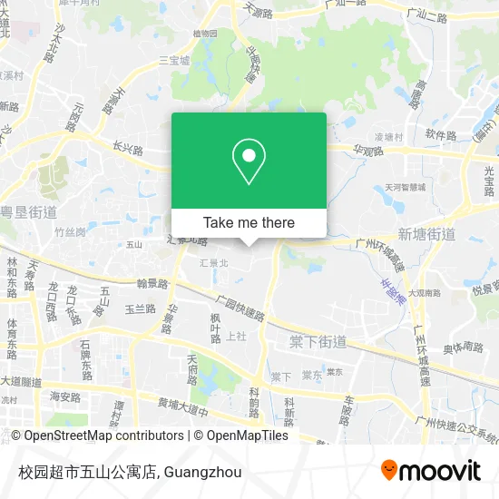 校园超市五山公寓店 map