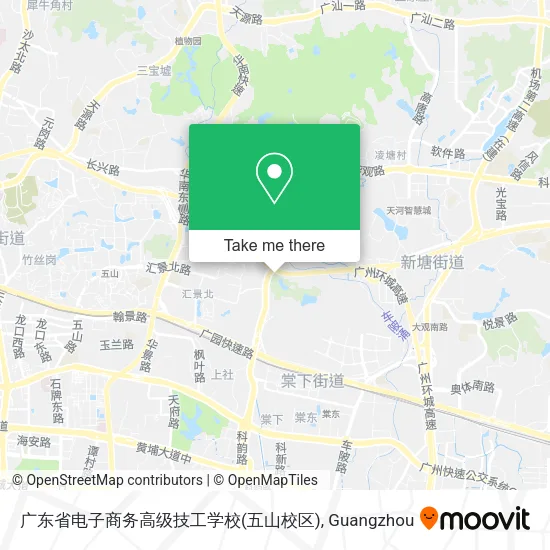 广东省电子商务高级技工学校(五山校区) map