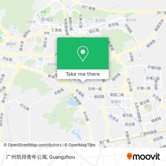 广州凯得青年公寓 map