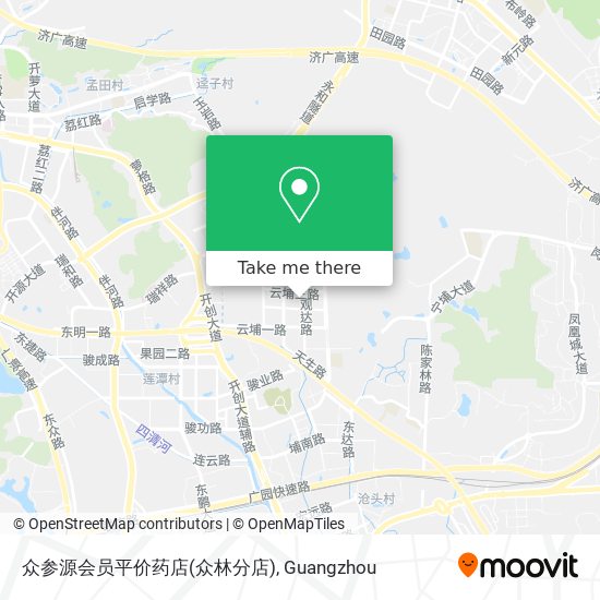 众参源会员平价药店(众林分店) map