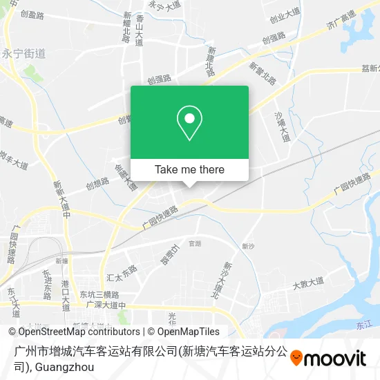 广州市增城汽车客运站有限公司(新塘汽车客运站分公司) map