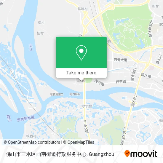 佛山市三水区西南街道行政服务中心 map