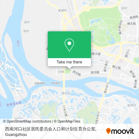 西南河口社区居民委员会人口和计划生育办公室 map