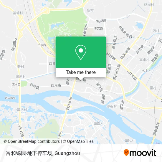 富和锦园-地下停车场 map