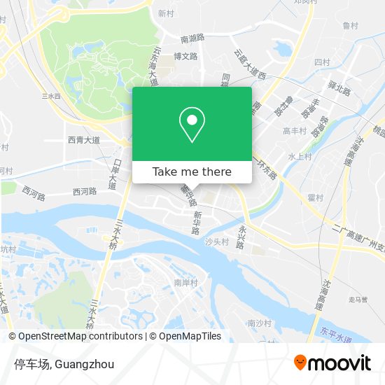 停车场 map