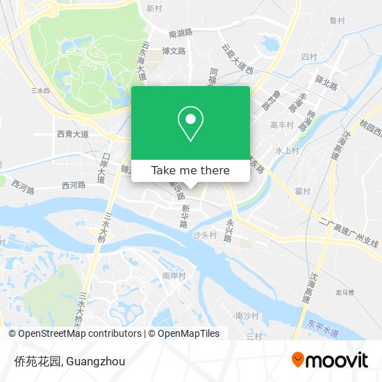 侨苑花园 map