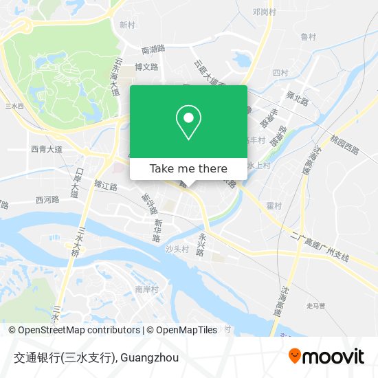 交通银行(三水支行) map