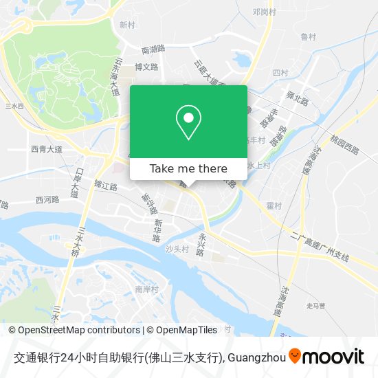 交通银行24小时自助银行(佛山三水支行) map