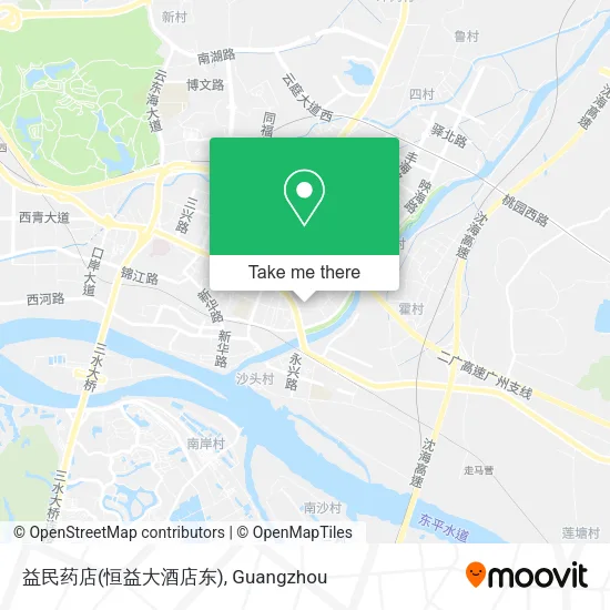 益民药店(恒益大酒店东) map