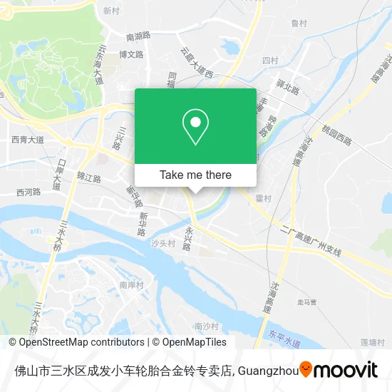 佛山市三水区成发小车轮胎合金铃专卖店 map