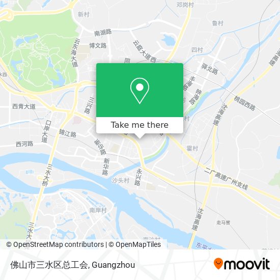 佛山市三水区总工会 map